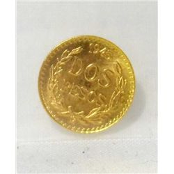 1945 Gold Dos Pesos