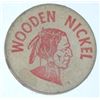 VINTAGE WOODEN NICKEL WILLCOX TRUCK PLAZA COIN *RARE NICE EARLY COIN* COIN CAME OUT OF SAFE BOX!!