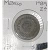 Image 1 : 1939 MEXICO M 2 CENT WORLD BOOK VALUE IS $20.00+ *RARE EXTRA FINE GRADE* COIN CAME OUT OF SAFE DEPOS