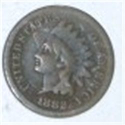 1882 INDIAN HEAD PENNY RED BOOK VALUE IS $20.00+ *VERY EARLY VERY FINE GRADE NICE PENNY*