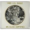 Image 1 : 1989 AMERICAN SILVER EAGLE
