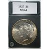 Image 1 : 1927  Peace $  we call a 63   est $150-$160