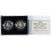 Image 1 : 1992 Great Britain silver proof  2 coin 10 pence set 35000 minted