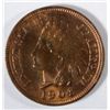 Image 1 : 1904 Indian penny MS63 est $40-$45