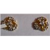 Image 1 : 2.798g Earring in 14kt 2.738g Gold,0.3 Ctw Diamond