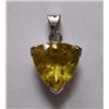Image 1 : 3.990g Pendant of Peridot in silver