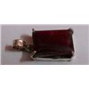 Image 1 : Ruby 4.650g Pendant Sterling Silver