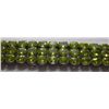 Image 1 : 38.110g Three line Bracelet of Peridot in Silver