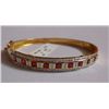Image 1 : 12.267g Bracelet in 14kt 11.728g Gold,0.79 Ctw Diamond,1.93 Ctw Ruby
