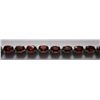 Image 1 : 8.850g Bracelet of Garnet in Silver