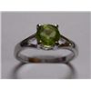 Image 1 : 2.380g Ring of Peridot in Silver
