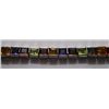 Image 1 : 18.500g Bracelet of Citrine,Garnet,Peridot,Amethyst in Silver