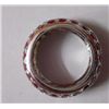 Image 2 : 11.380g Ring of Ruby in Silver