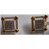 Image 1 : 3.77g Earring in 14kt 3.66g Gold,0.55 Ctw Diamond