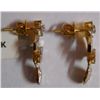 Image 2 : 4.753g Earring in 14kt 4.549g Gold,1.02 Ctw Diamond