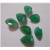 Image 1 : Natural African Emerald Pear Cut Stone 10.50 ctw Loose mix size