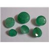 Image 1 : Natural African Emerald Round Cut Stone 11.25 ctw Loose mix size