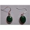 Image 1 : 4.380g Earring of Emerald in silver