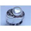 Image 1 : 30.65 CTW PEARL ANTIQUE LOOKING JEWELRY .925 STERLING S