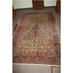 Large Antique Room Size Karastan Rug Kirman Pat.