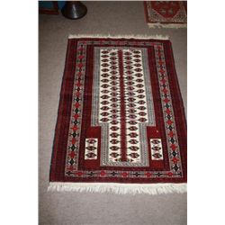 Hand tied Prayer Rug 4.6