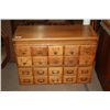 Image 1 : Oak Stacking file cabinet  2 sections