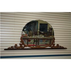 Fancy Antique Buffet Mirror