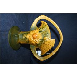 Roseville Peony Basket 10"