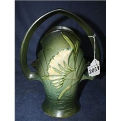 Roseville Freesia Basket Green