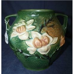 Roseville Magnolia 8" Green Vase