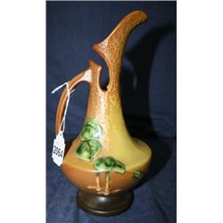 Roseville Fuschia Ewer 10" Tan/Yellow