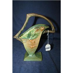 Roseville Bushberry 10" Basket Green 1948