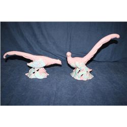 Pair Royal Haeger Pheasant Figurines