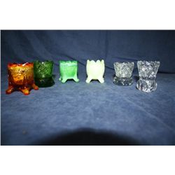 6 Toothpick Holders (Westmoreland, Indiana)