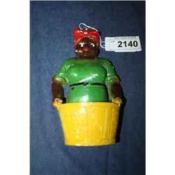 Black Mammy Chalkware Wall Pocket  1948