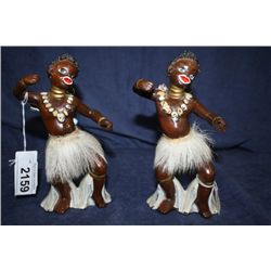 Pair of Black Tribal Dancers