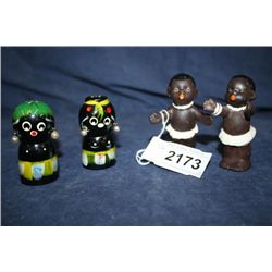 2 Pair of Salt and Pepper Shakers