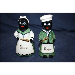 Black Mammy & Baker Salt and Pepper