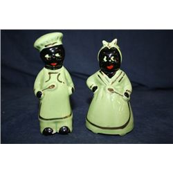 Black Mammy & Baker Salt and Pepper