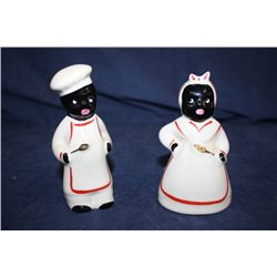 Black Mammy & Baker Salt and Pepper