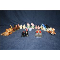 Tray Lot Figural Salt and Pepper Shakers