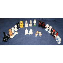 Tray Lot Figural Salt and Pepper Shakers