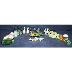 Tray Lot Figural Salt and Pepper Shakers