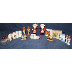 Tray Lot Figural Salt and Pepper Shakers