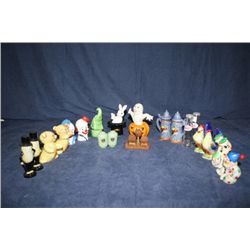 Tray Lot Figural Salt and Pepper Shakers