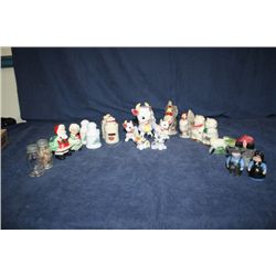 Tray Lot Figural Salt and Pepper Shakers
