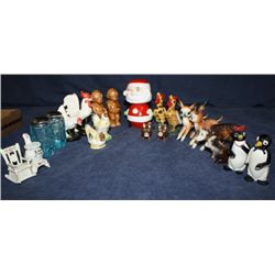 Tray Lot Figural Salt and Pepper Shakers