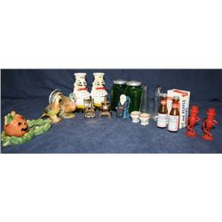 Tray Lot Figural Salt and Pepper Shakers