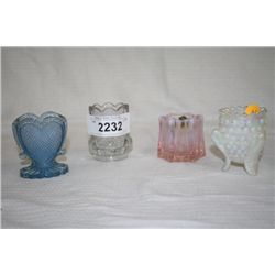 Grouping of 4 Fancy Toothpick Holders