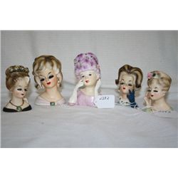 Small Head Vases